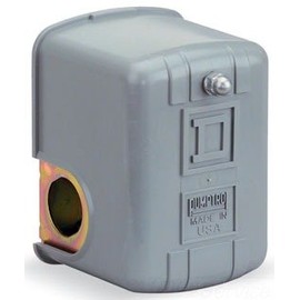 Telemecanique Sensors 9013FHG22J27M1 Air-Compressor Pressure Switch, 100 psi Set Off, 20 psi Fixed Differential, 1/4" NPSF Internal, Auto/Off Cut-Out Lever