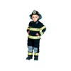 Jr. Fire Fighter Suit with Helmet, Size 8/10 (Black)