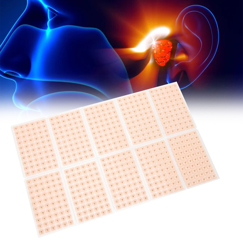 600pcs Ear Bead Sticker Massaging Detoxification Portable Ball Shape Ear