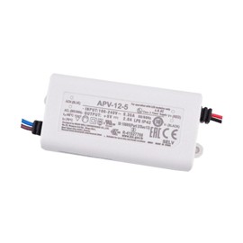 DrapeMania APV-12-5 10W 5V 2A Constant Voltage LED Driver: 90-264VAC Universal Input, IP42 Design,76% Efficiency, UL/CSA Listed, Class 2, Ensuring Stable and Reliable Performance