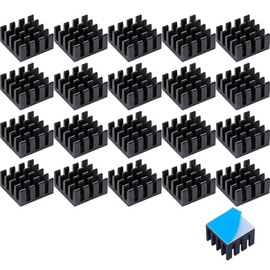 BOJIDO 20pcs Mini Aluminum Heatsink 14x14x6mm Cooling Fin Heat Sink IC Chip 3D Printer DIY Kit Cooling