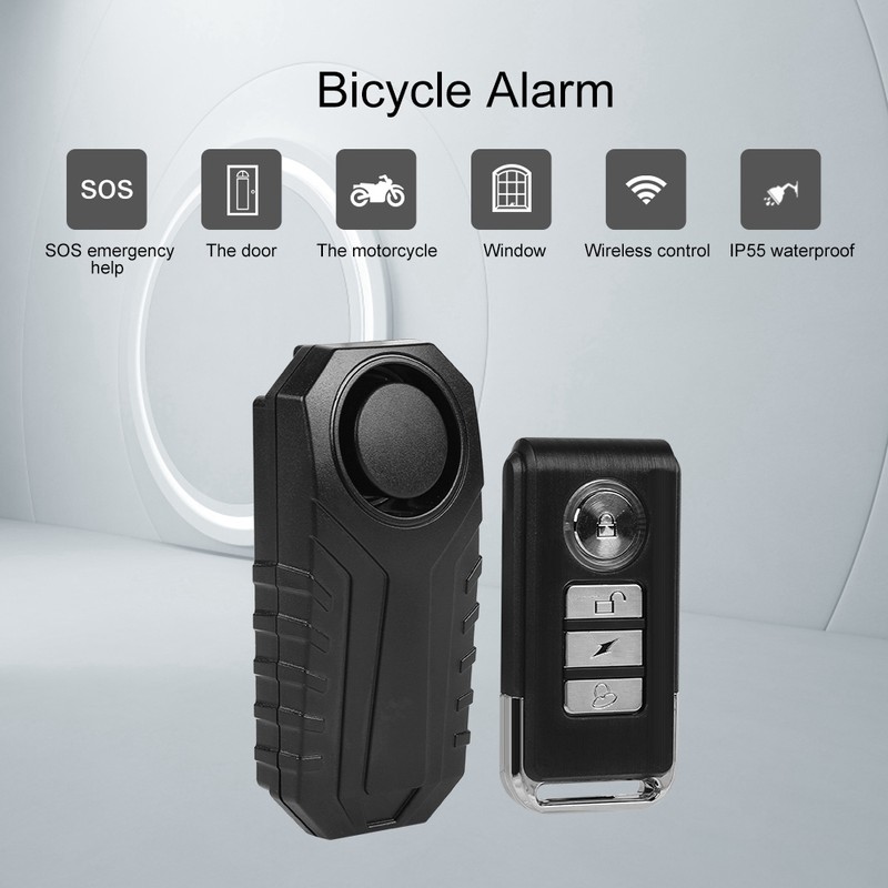 Wireless Bicycle Anti theft Alarm Door Window Vibration Alarm Intelligent