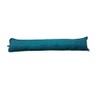 Plain Draught Excluder Decorative Door Window Draft Guard Insulator Energy Save (Teal)