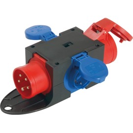 PC Electric PCE9430402 Plastic Splitter for Anton 1 CEE/2 Schuko