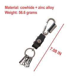 LFWATAXY 1 PCS Dice Keychain Leather Keychain Dice Box Vintage Keychain with Belt Loop Clip for Key Chain Includes Dice (Black)