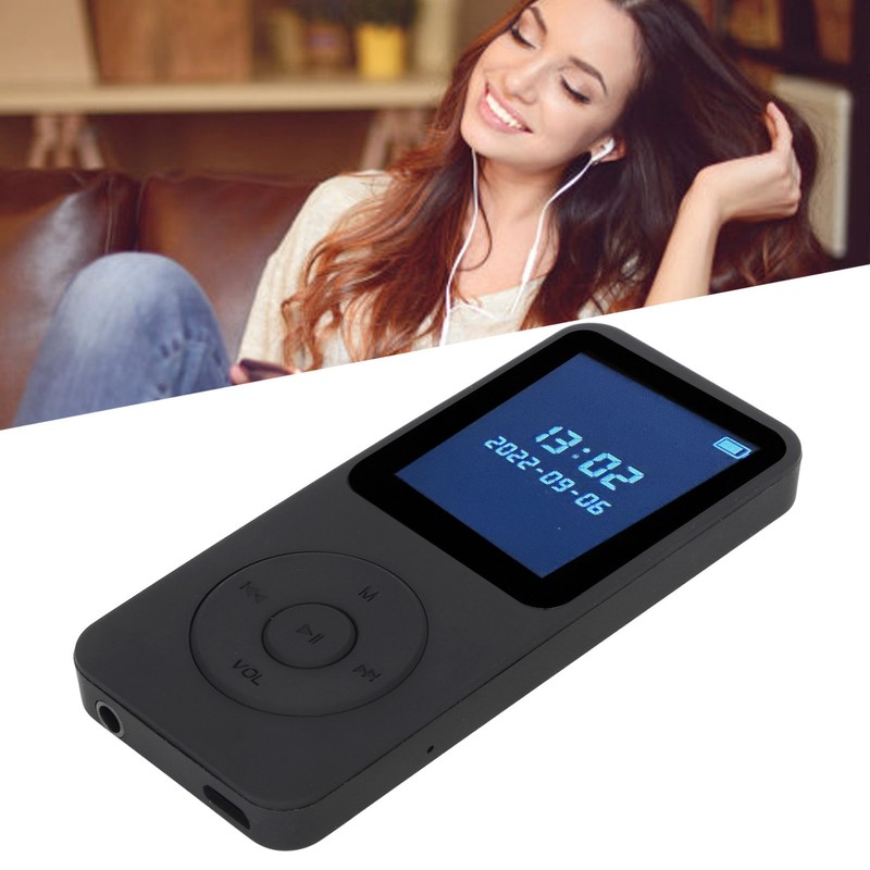 MP3 MP4 Player Bluetooth 5.0 Ultra Thin Digital LCD 1.77