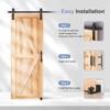 EaseLife 5.3 FT Sliding Barn Door Track and Handle Hardware