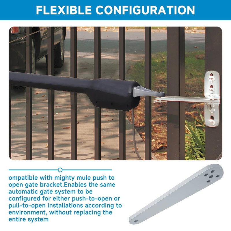 Cutetool FM148 Push to Open Gate Bracket Compatible with Mighty