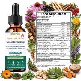Lymphatic Drainage Drops for Drainage and Detoxification Vegan 60 ml
