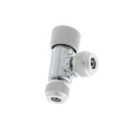 SagaSave CO2 Check Valve, Aquarium System CO2 Regulator Needle Check Valve, Bubble Counter Fish Tank Accessory - Double Head