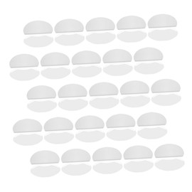 Healvian 50pcs Transparent Hair Cutting Masks for Hairdressers Unbreakable Forehead Dye for Salon and Home Use