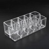 Lipstick Holder Organiser, Lipstick Rack, 10 Grids Transparent Lipstick Holder