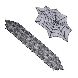 COLLBATH 2pcs Home Table Cloth Tablecloths Set Non-Slip Heat-Resistant Skin-Friendly