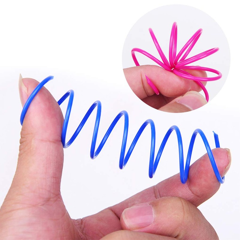Andiker Interactive Cat Spiral Creative Spring Toy to Kill Time