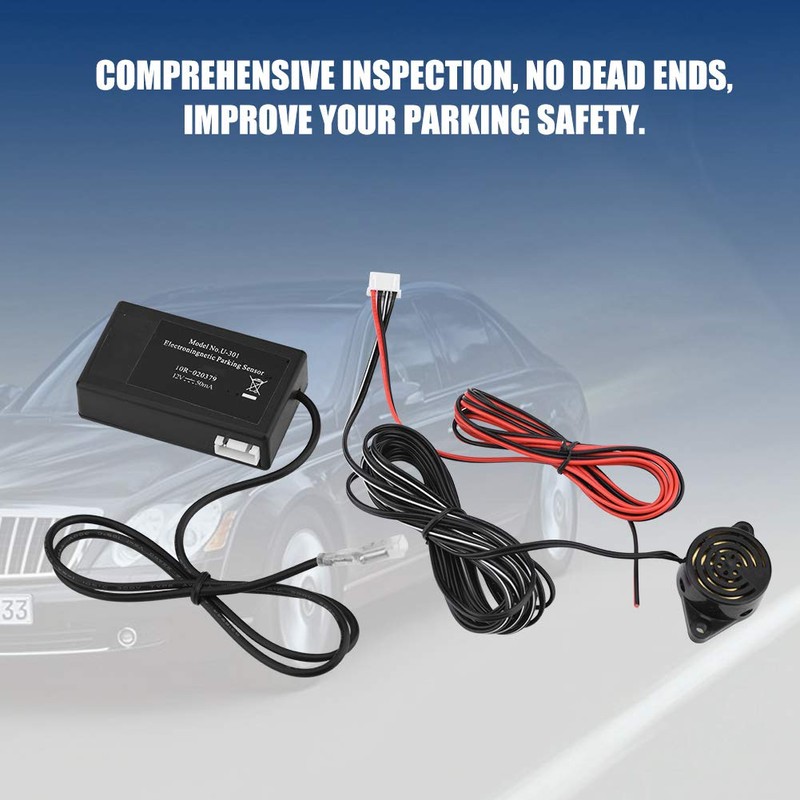 Joyzan Electromagnetic Parking Sensor, Universal Car Sensor Kit Built in