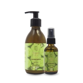 OLEUM VITAE Kit Dúo Cucumber Breeze Pepino Limoncillo. Crema Corporal y Hair & Body Oil aceite para cabello y Cuerpo. Hidratación Profunda