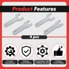 4-PACK 301-69A & 301-69B Pneumatic Die Grinder Wrench Tool Set,