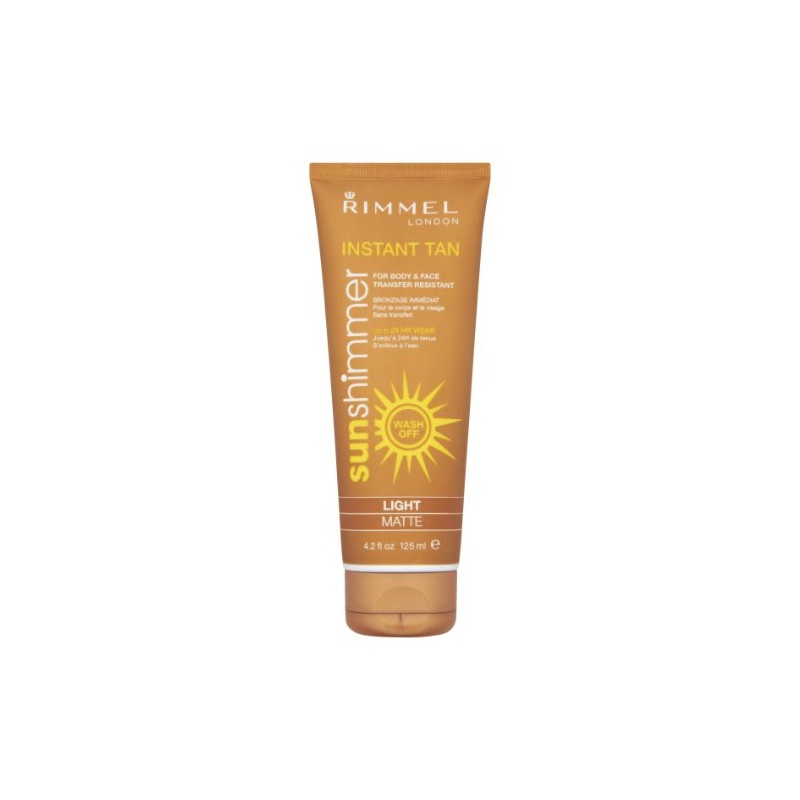 Sun Shimmer by Rimmel Instant Tan – Washable 125 ml – Light Matte