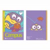 Showa Note 414520001 Minions Campus Notebook, Dotted Ruled, A-Ruled, Pack