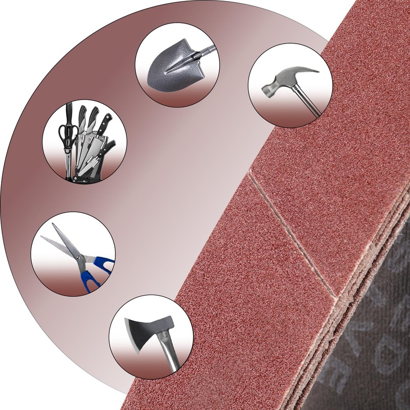 STEBRUAM Sanding Belt 25 x 762 mm,15PCS 320 Grit Belt