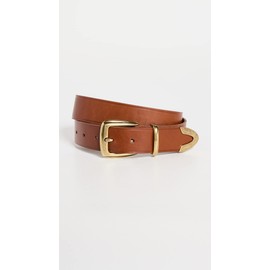 Madewell Women's Leather Western Belt, English Saddle, Brown, XS