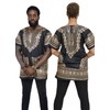 Dupsie's Black and Gold African Dashiki Shirt - 4XL