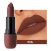 Labiales Mate 6pcs Waterproof Larga Duración Velvet Verde Oscuro