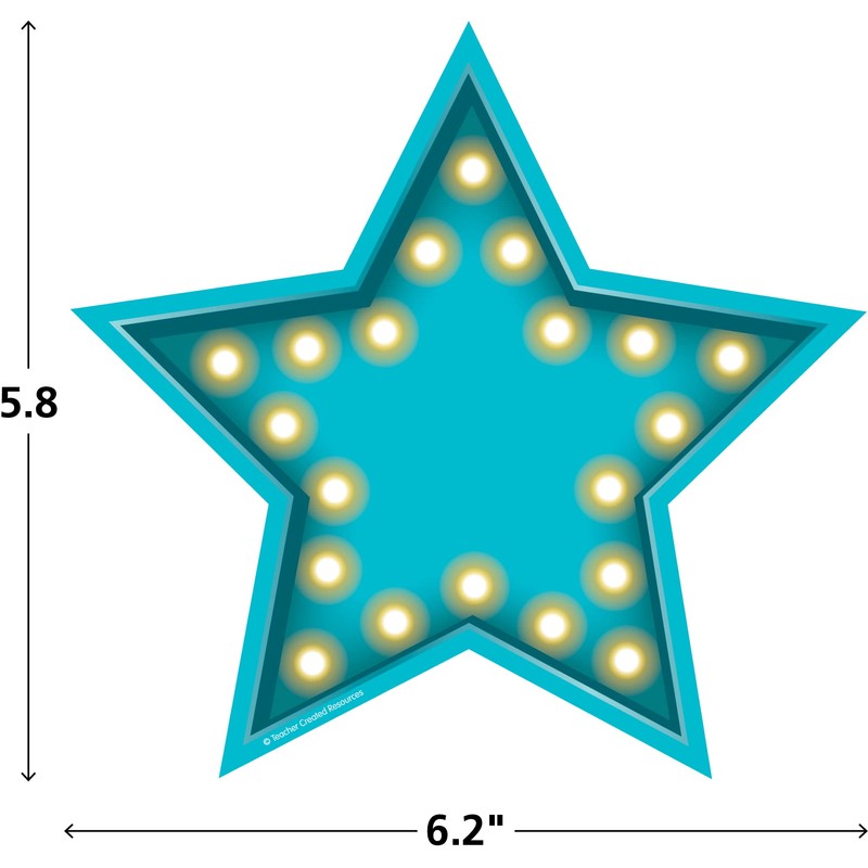 Teacher Created Resources Marquee Stars Accents (5870)