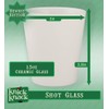 Knick Knack Gifts Nomnomnutella - 1.5oz Ceramic White Shot Glass
