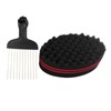 Sponge Brush,Sponge for Hair Men - Volumizing Scrub Dreadlock Styling