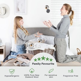 Wool Dryer Balls - No More Dryer Sheets - XL 6-Pack - Eco Dryer Balls - Dryer Balls Laundry Reusable - Softens Laundry Naturally - Reduces Drying Time & Static - With Storage Bag