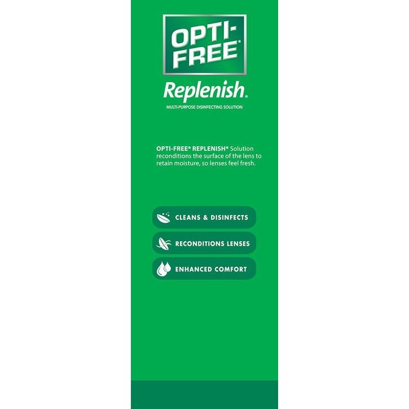 Opti-Free RepleniSH Multi Purpose Disinfecting Solution-10 oz, Twin Pack