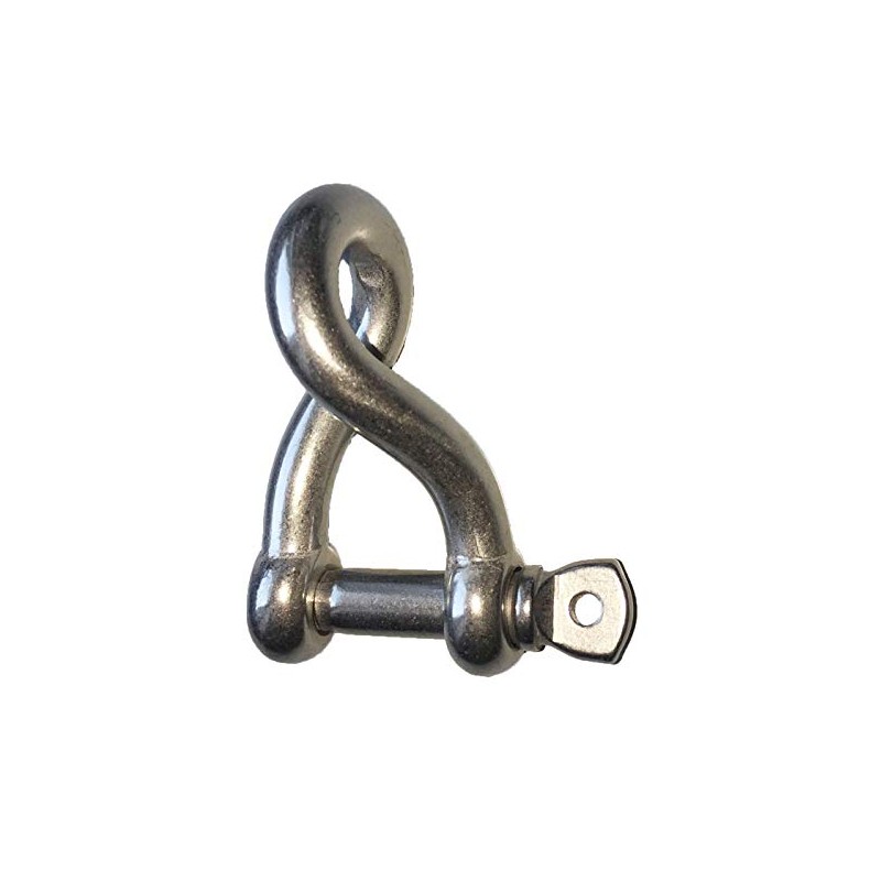 Sunload AISI 316 V4A Twisted Shackle Stainless Steel, 4 mm
