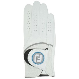FootJoy Hyperflex Golf Gloves, White, 9.8 inches (25 cm), white
