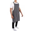 Alanna Jones Striped Unisex Adjustable Apron with Pockets - Cotton
