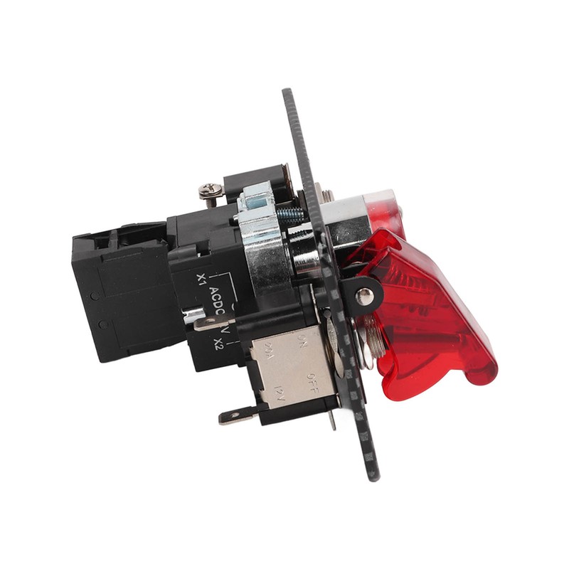 Universal Carbon Fiber Style 12V Ignition Switch Panel Aluminium Alloy