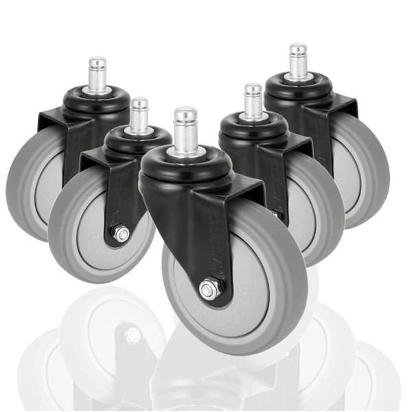 Rocky Mountain Goods Rubber Wheels for Office Chairs - Set