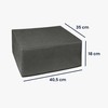 kwmobile Cover Compatible with Brother MFC-J1170DW / MFC-J1010DW / MFC-J1012DWI