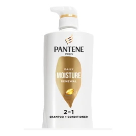 PANTENE PRO-V Daily Moisture Renewal 2 in 1 Shampoo + Conditioner, 17.9 oz/530mL