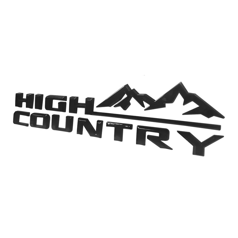 Generic 1PC 2019-2024 Tahoe Silverado High Country Tailgate Letter Logo