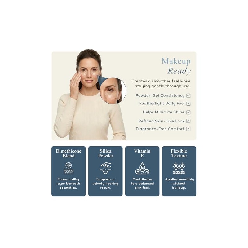Prebase Facial Profesional. Fórmula Hidratante Que Minimiza Los Poros Para