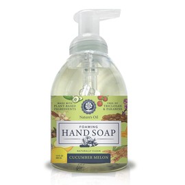 Nature's Oil Foaming Hand Soap, Cucumber Melon, 10 Fluid Ounces (Single Unit)