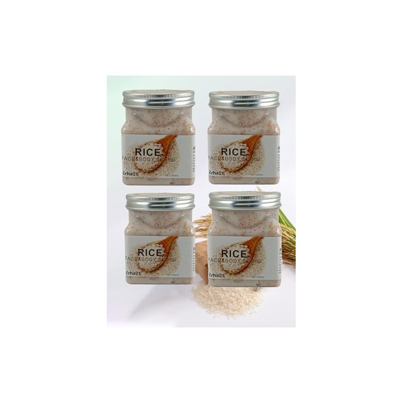 Exfoliante Facial Y Corporal De Arroz, Hidrata Aclara Manchas 4