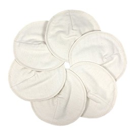 Nursing Pad Organic Cotton, Ø 12 cm Nature