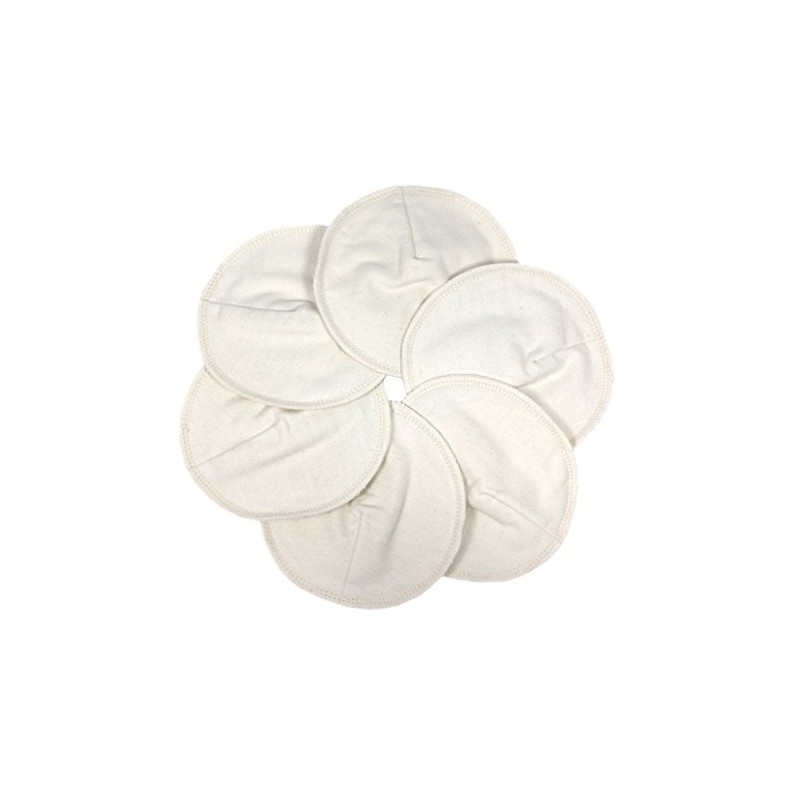 Nursing Pad Organic Cotton, Ø 12 cm Nature