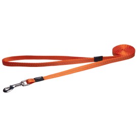 Reflective Dog Leash for Small Dogs, 3/8" wide, 6' long, Orange