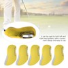 10Pcs Golf Putter Head Cover Iron Club See Through Window
