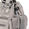 Baggallini Women's Modern Everywhere Drawstring Bag, Sterling Shimmer, One Size,