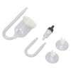 Aquarium Bubble Diffuser Prevent Clogging Transparent Glass Fish Tank Air
