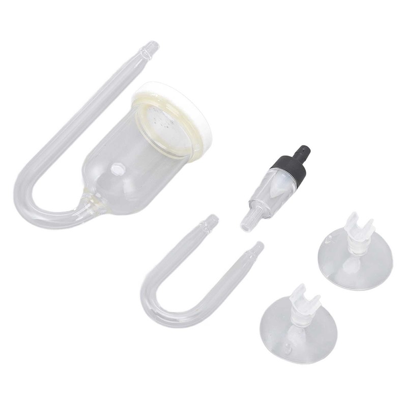 Aquarium Bubble Diffuser Prevent Clogging Transparent Glass Fish Tank Air